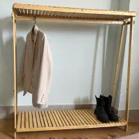 رگال چوبی ۲طبق|جاکفشی، کمد، دراور|گرگان, |دیوار