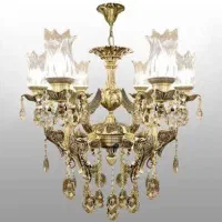 ۲عدد لوستر ۶ شاخه۱۲ شعله، الارام ،