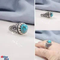 یک عدد انگشتر فیروزه نیشابور به فروش می‌رسد