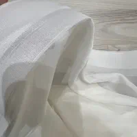 پرده کرپ حریر کاملا نو|پرده، رانر، رومیزی|آمل, |دیوار