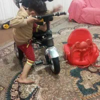 کالسکه سه چرخ.