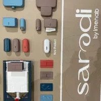 فلاشتانک توکار فرنگی والهنگ استراکچر شیرآلات دکمه|لوازم سرویس بهداشتی|شیراز, تندگویان|دیوار