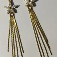 گوشواره آویز مدل ستاره