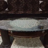 ۲ عدد مبل راحتی ۳نفره ۳عدد میز عسلی|مبلمان خانگی و میز عسلی|اردبیل, |دیوار