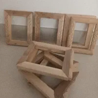 ۹ عدد قاب عکس چوب گردو