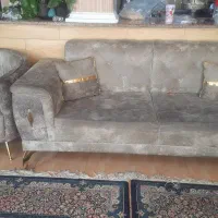 مبل ۵نفره سالم|مبلمان خانگی و میز عسلی|صدرا-فارس, فاز ۱|دیوار