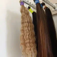 موی بلوند موجدار طبیعی