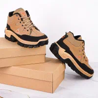 کفش ساقدار مردانه مشکی مدل JAX