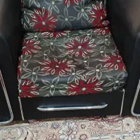 مبل راحتی ۷ نفره چرم و پارچه تمیز|مبلمان خانگی و میز عسلی|لنگرود, |دیوار