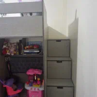 تخت خواب دو طبق کودک و نوجوان|تخت و سرویس خواب|ملارد, |دیوار