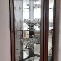 بوفه ،ویترین، دکوری چوب راش با رنگ ترکیه