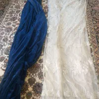 پرده توری ترک ودستک مخمل۲مترو۸۰در۳متر|پرده، رانر، رومیزی|مشهد, کارمندان دوم|دیوار