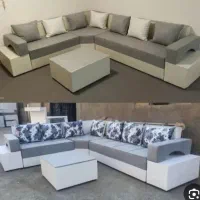 مبل. راحتی ال. با پارچه های ایرانی و خارجی