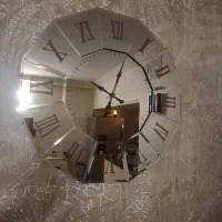 ساعت دیواری آینه ای
