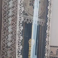 بوفه ،ساعت ایستاده و زیر تلویزیون برنجی