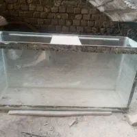 آکواریوم در حد نو بدون خش وآب ریزی