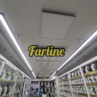 تولید کننده انواع لاین نوری روکار توکار و آویز|لامپ و چراغ|اصفهان, شهرک کاوه|دیوار