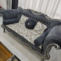 مبل سلطنتی ۹ نفره|مبلمان خانگی و میز عسلی|باقرشهر, |دیوار