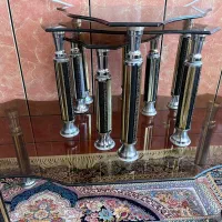 مبل ۷ نفره بامیزعلسی|مبلمان خانگی و میز عسلی|خمینی‌شهر, |دیوار