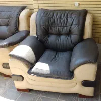 مبل ۷ نفره تمام چرم