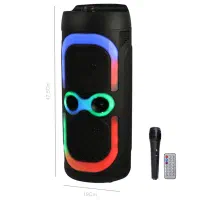 اسپیکر 13 اینچ ارتفاع 55سانت بهمراه کنترل میکروفن