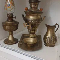 سرویس سماور برنجی  دکوری  تزیینی  خوشکل و شیک