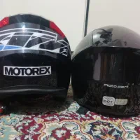 دو عدد کلاه کاسکت سالم بدون هیچ ضربه ای