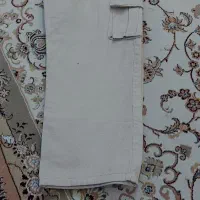 شلوار کتان کارگو زنانه