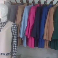 حراج مانتو کتی رنگی سایز ۴۴ و ۴۶ فقط ۳۸۰ شهرک مدنی|لباس|همدان, |دیوار