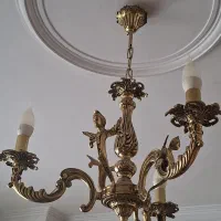 لوستر برنجی بسیار زیبا