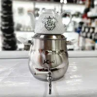 کتری استیل ضخیم و ضدزنگ M.R.S حک شده/کتری بزرگ|قوری، کتری، قهوه‌ساز دستی|مشهد, رسالت|دیوار