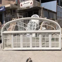 درب و پنجره چوبی هلال درب پاچلاقی چوبی قدیمی سنتی