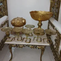 مبل 7نفره برنز قدیمی|مبلمان خانگی و میز عسلی|تهران, مهران|دیوار