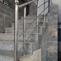نرده استیل راه پله تراس جان پناه دزدگیر حفاظ