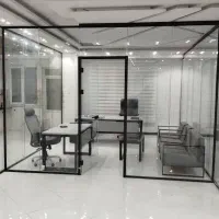 شیشه سکوریت پارتیشن اداری درب اتوماتیک درب شیشه ای