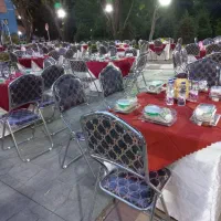 اجاره صندلی تاشو VIP میز شام مراسماتی
