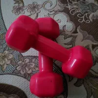 دمبل ۳ کیلویی روکش دار ۲ عدد|تجهیزات ورزشی|تهران, شهرک ولیعصر جنوبی|دیوار