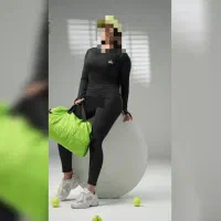 ست ورزشی فینگردار با لگ پشت چین|لباس|اصفهان, باغ نگاره|دیوار