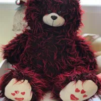 عروسک پولیشی خرس طرح لاو