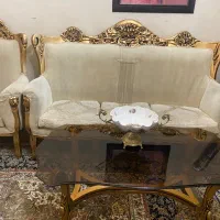 مبلمان ۹ نفره با ناهار خوری ۴ نفره سالم سالم|مبلمان خانگی و میز عسلی|مشهد, نوید|دیوار