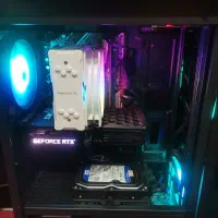 (کامپیوتر) سیستم گیمینگ همراه با مانیتور