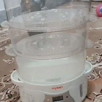 بخارپز، جارو شارژی ،ظرف پیرکس