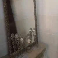 آینه شمعدان برنج ۵ تکه