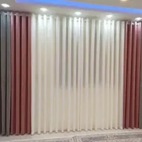 پرده پانچی ومینیمال پذیرایی جدید|پرده، رانر، رومیزی|مشهد, امامیه|دیوار