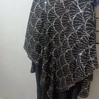 مانتو مجلسی  سایز ایکس لارج  یکبار پوشیدم قیمت ۶۰۰|لباس|زنجان, |دیوار