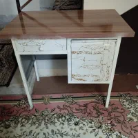 میز فلزی ( پیشخوان دانش آموزی و..) رویه mdf