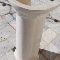 روشویی پایه دار باکیفیت،تمیز و کم کار|لوازم سرویس بهداشتی|بیرجند, |دیوار