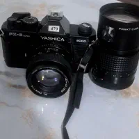 دوربین  یاشیکا اصل ژاپن  بسیار تمیزو لنز المان