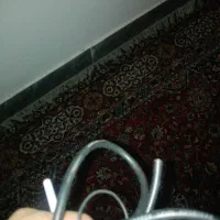 حدود 7متر کابل برقی 2رشته ای مشکی سالم