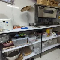 میز کار اهنی فست فود و کارگاهی